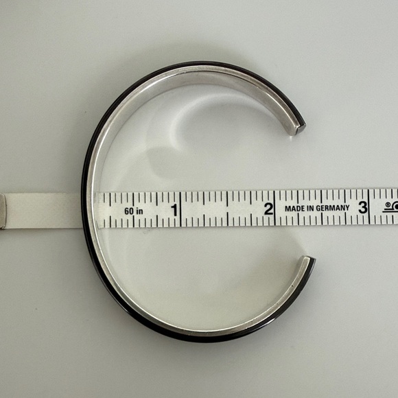 Tiffany & Co. Men's Silver and Black Cuff - Picture 8 of 8